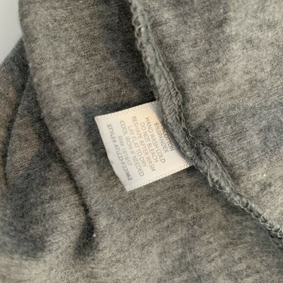 Women's Tresics Gray Short Ruffle Flutter Crop Top - Picture 4 of 6